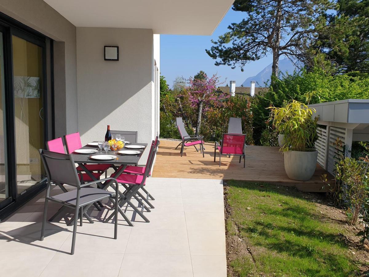 L'Appartement Jardin Avec Vue Montagnes 塞夫里耶 外观 照片
