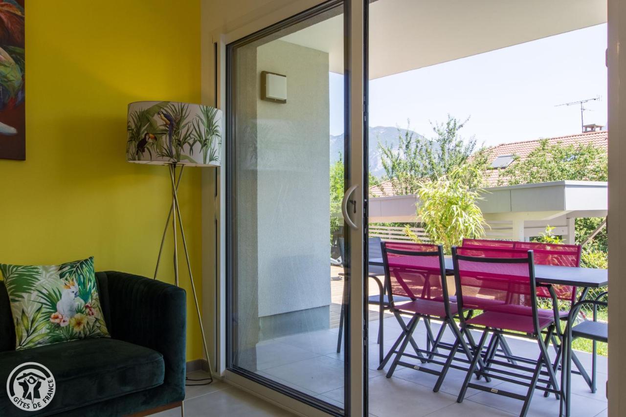 L'Appartement Jardin Avec Vue Montagnes 塞夫里耶 外观 照片