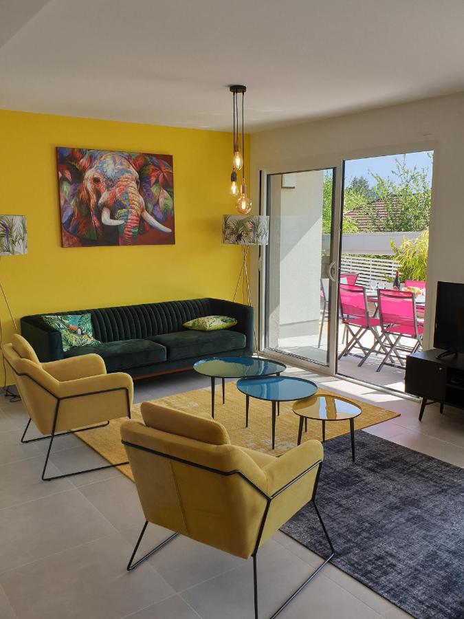 L'Appartement Jardin Avec Vue Montagnes 塞夫里耶 外观 照片